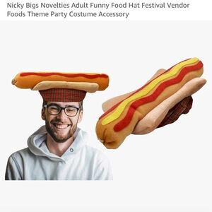 Hot Dog Party Hat cute for the next big event